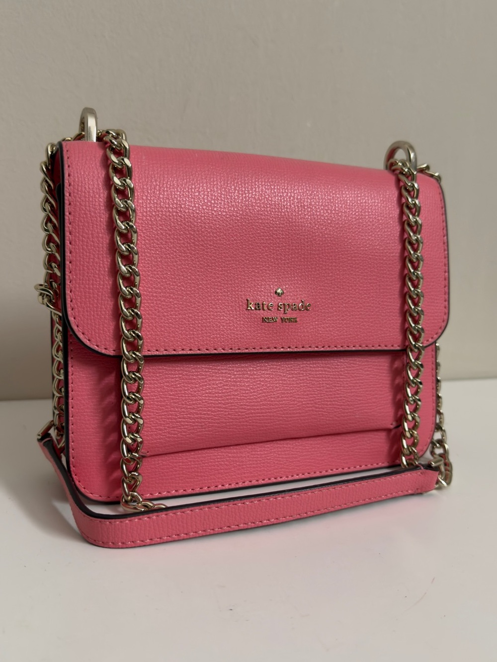 kate spade Pink Leather Chain Strap Crossbody Bag - Picture 7 of 7